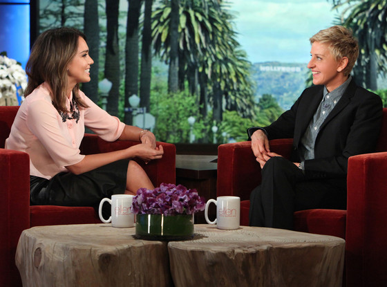 Jessica Alba, Ellen Degeneres Show Jessica Alba, Ellen Degeneres Show